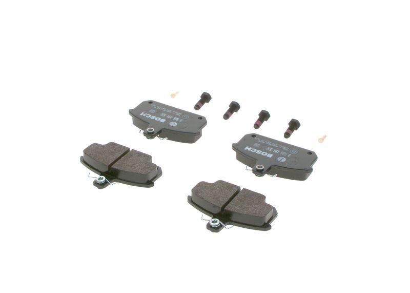Kit de plaquettes de frein, frein à disque BOSCH 0 986 494 531