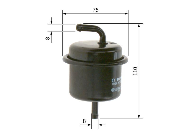 Filtre à carburant BOSCH 0 450 905 920