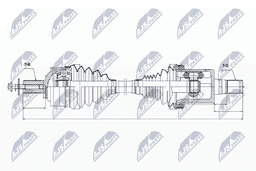 Arbre de transmission NTY NPW-VV-021