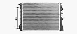 Radiateur, refroidissement du moteur AVA QUALITY COOLING RT2667