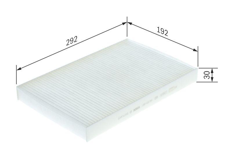 Filtre, air de l'habitacle BOSCH 1987432258