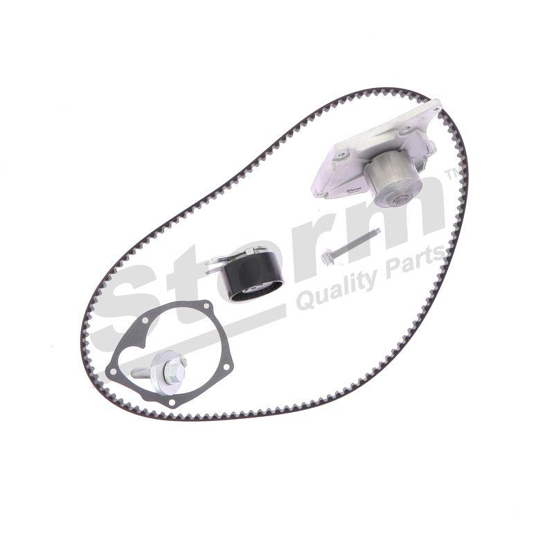 Pompe à eau + kit de courroie crantée STORM QUALITY PARTS 5550578KP