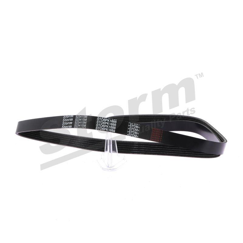 Courroie trapézoïdale à nervures STORM QUALITY PARTS STO6PK1688