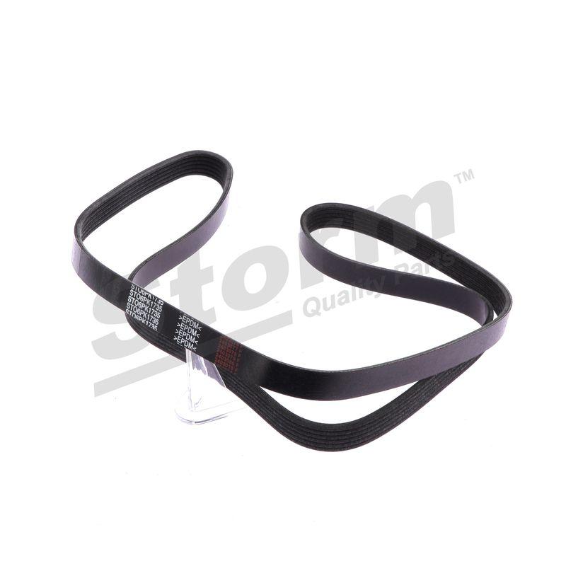 Courroie trapézoïdale à nervures STORM QUALITY PARTS STO6PK1735