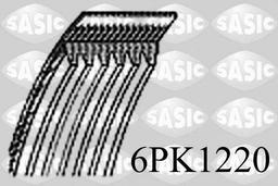 Courroie trapézoïdale à nervures SASIC 6PK1220