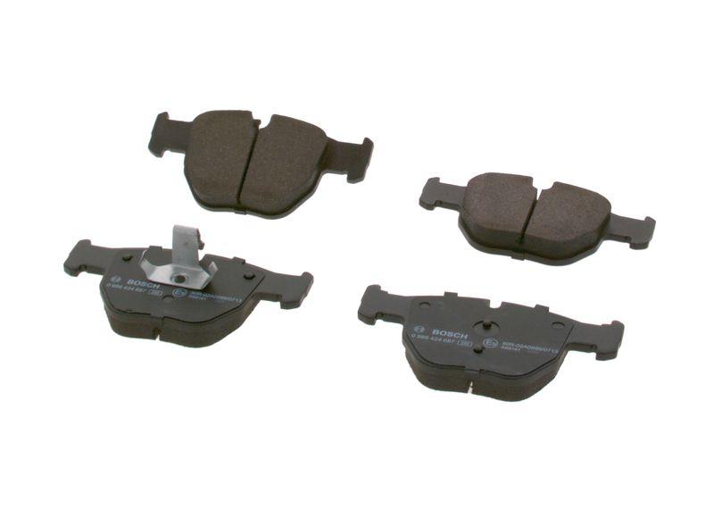 Kit de plaquettes de frein, frein à disque BOSCH 0 986 424 687