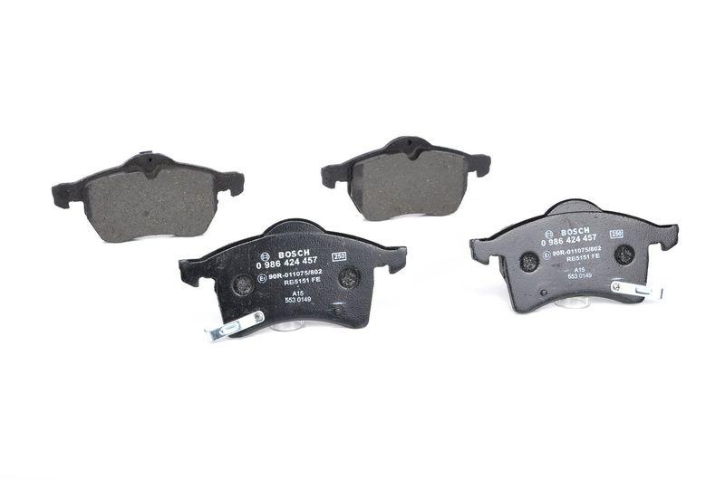 Kit de plaquettes de frein, frein à disque BOSCH 0 986 424 457