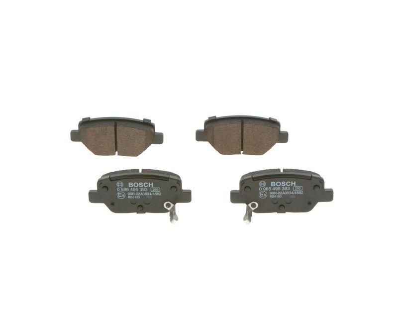 Kit de plaquettes de frein, frein à disque BOSCH 0986495393