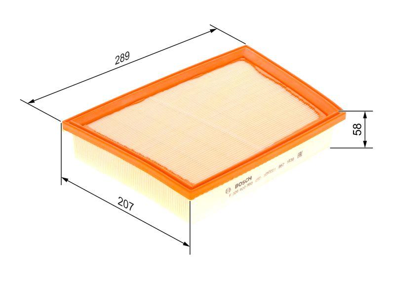 Filtre à air BOSCH F 026 400 360