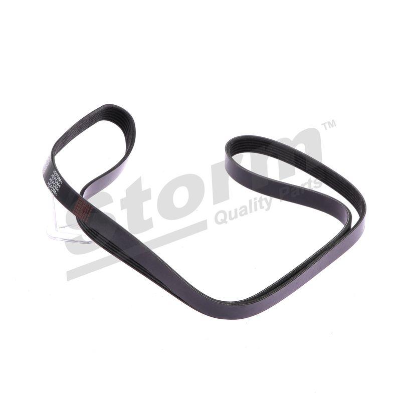 Courroie trapézoïdale à nervures STORM QUALITY PARTS STO6PK1725