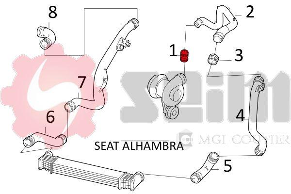 Gaine de suralimentation SEIM 981585