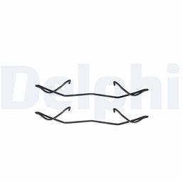 Kit d'accessoires, plaquette de frein à disque DELPHI LX0236