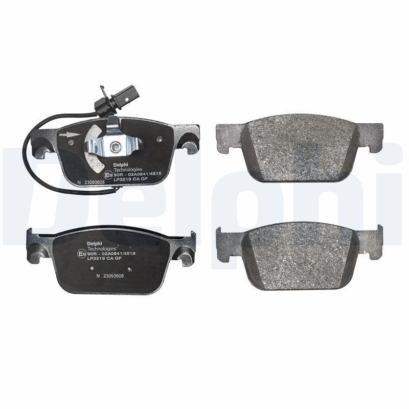 Kit de plaquettes de frein, frein à disque DELPHI LP3219