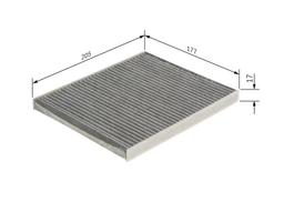 Filtre, air de l'habitacle BOSCH 1987435583