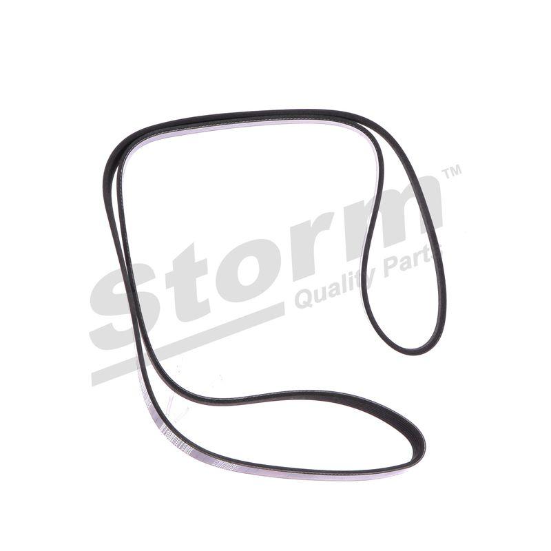 Courroie trapézoïdale à nervures STORM QUALITY PARTS STO6PK1750