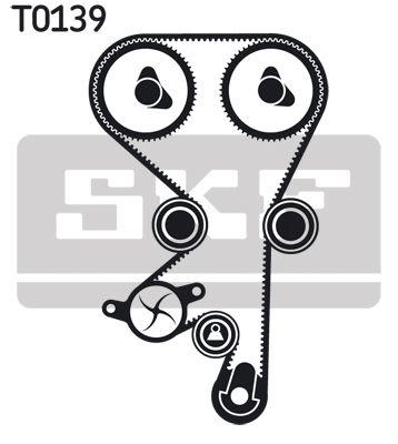 Pompe à eau + kit de courroie crantée SKF VKMC 05156-1