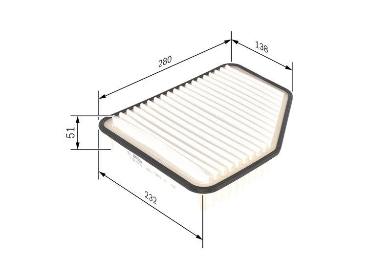 Filtre à air BOSCH F 026 400 162