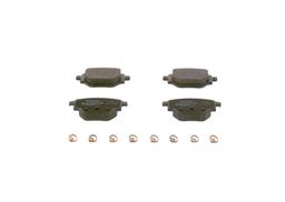 Kit de plaquettes de frein, frein à disque BOSCH 0986424988