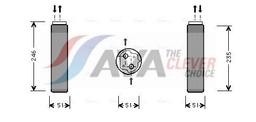 Filtre déshydratant, climatisation AVA QUALITY COOLING RTD094