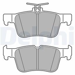 Kit de plaquettes de frein, frein à disque DELPHI LP3590