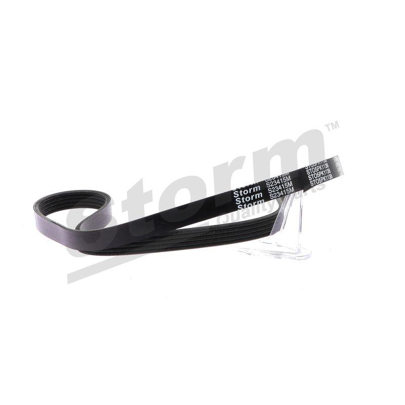 Courroie trapézoïdale à nervures STORM QUALITY PARTS STO5PK1138