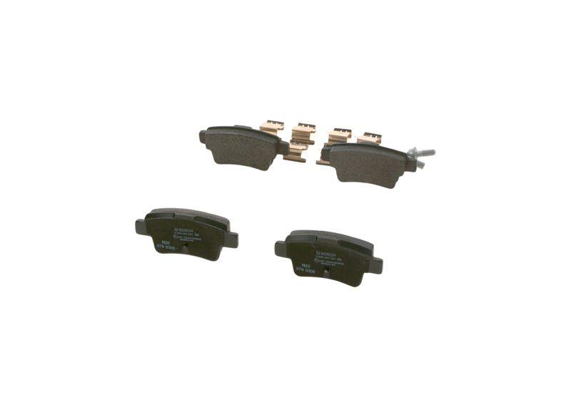 Kit de plaquettes de frein, frein à disque BOSCH 0 986 494 222