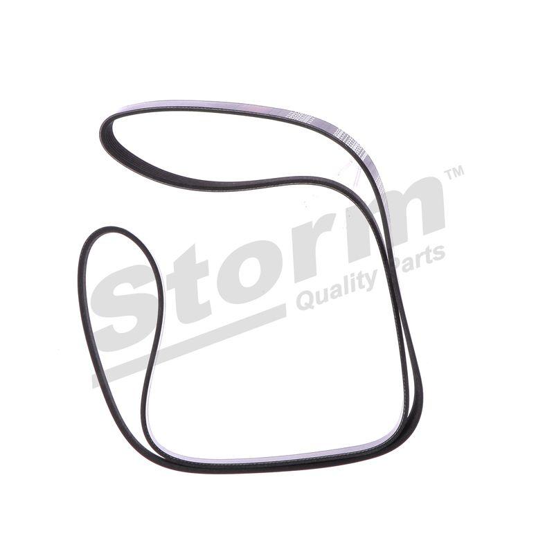 Courroie trapézoïdale à nervures STORM QUALITY PARTS STO6PK1750