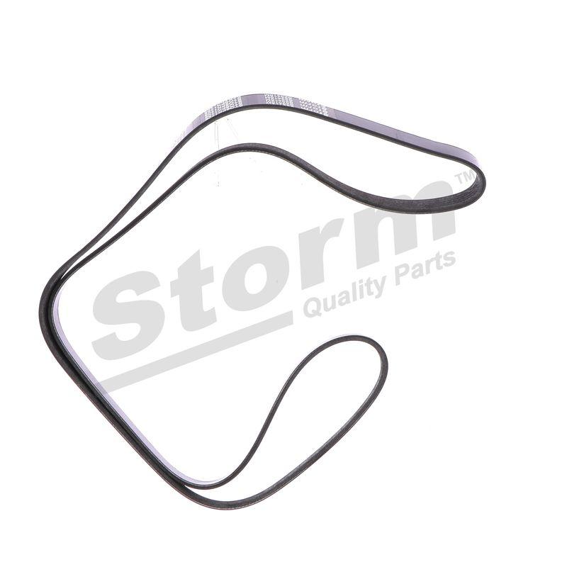 Courroie trapézoïdale à nervures STORM QUALITY PARTS STO6PK1708