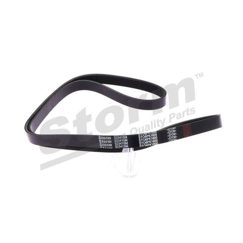 Courroie trapézoïdale à nervures STORM QUALITY PARTS STO6PK1600
