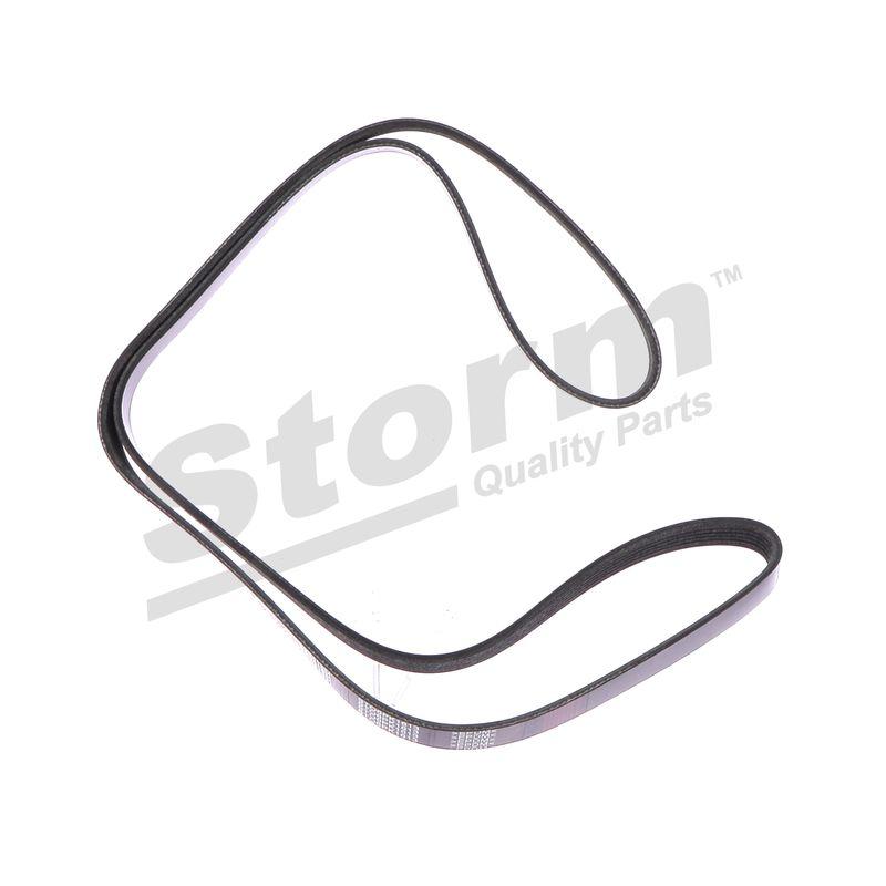 Courroie trapézoïdale à nervures STORM QUALITY PARTS STO6PK1613