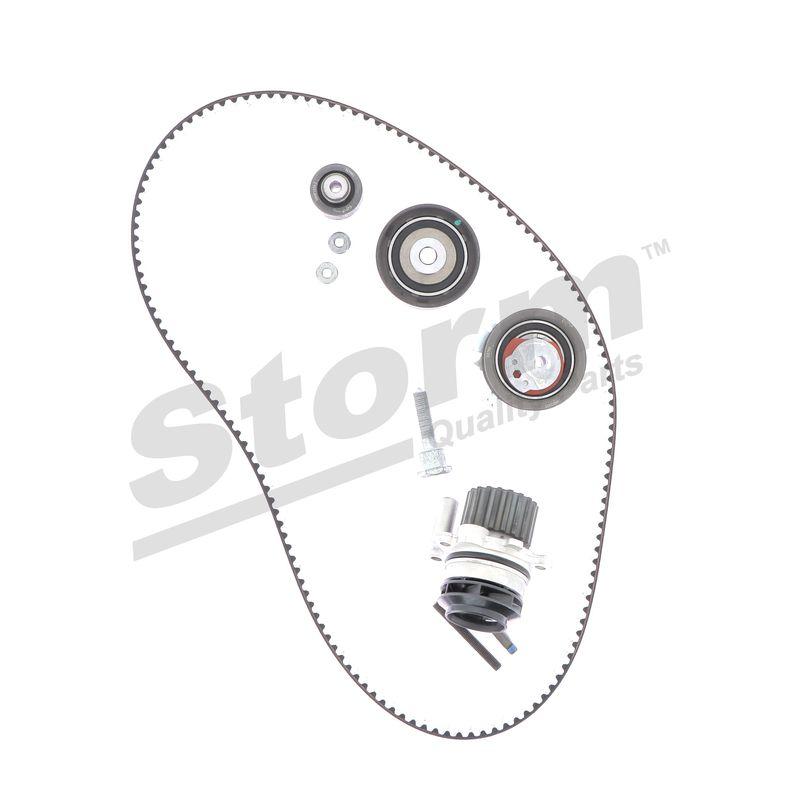 Pompe à eau + kit de courroie crantée STORM QUALITY PARTS 5550732KP