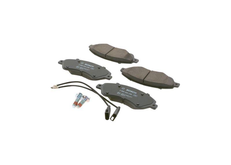 Kit de plaquettes de frein, frein à disque BOSCH 0 986 494 236