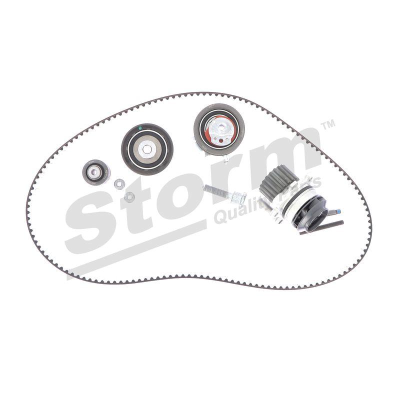 Pompe à eau + kit de courroie crantée STORM QUALITY PARTS 5550732KP