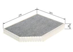 Filtre, air de l'habitacle BOSCH 1 987 432 369