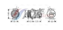 Compresseur, climatisation AVA QUALITY COOLING RTAK485