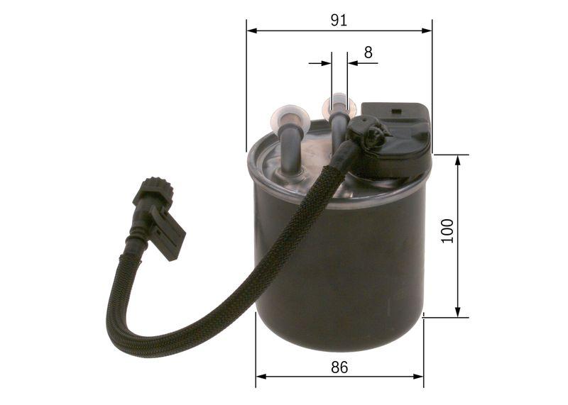 Filtre à carburant BOSCH F 026 402 841