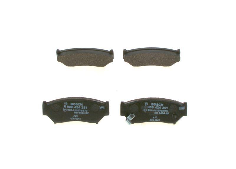 Kit de plaquettes de frein, frein à disque BOSCH 0 986 424 251