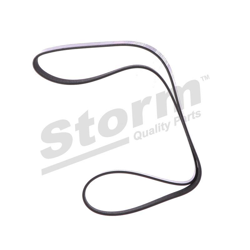 Courroie trapézoïdale à nervures STORM QUALITY PARTS STO6PK1438