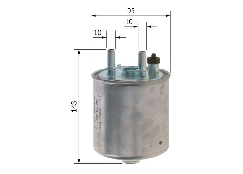 Filtre à carburant BOSCH F 026 402 081