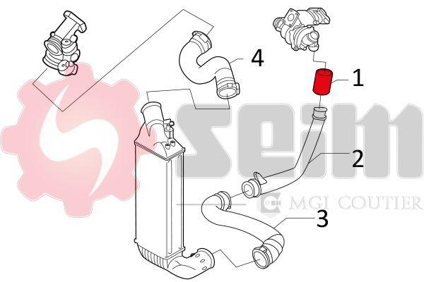 Gaine de suralimentation SEIM 981143