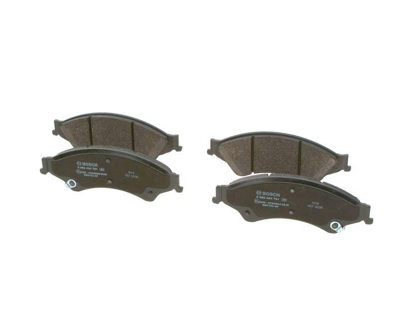 Kit de plaquettes de frein, frein à disque BOSCH 0 986 494 791