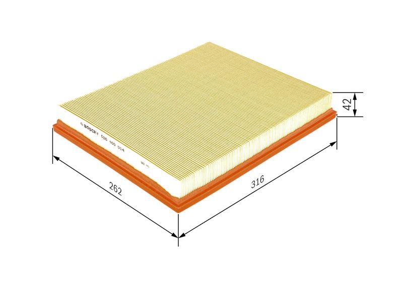 Filtre à air BOSCH F 026 400 014