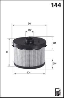 Filtre à carburant MECAFILTER ELG5236