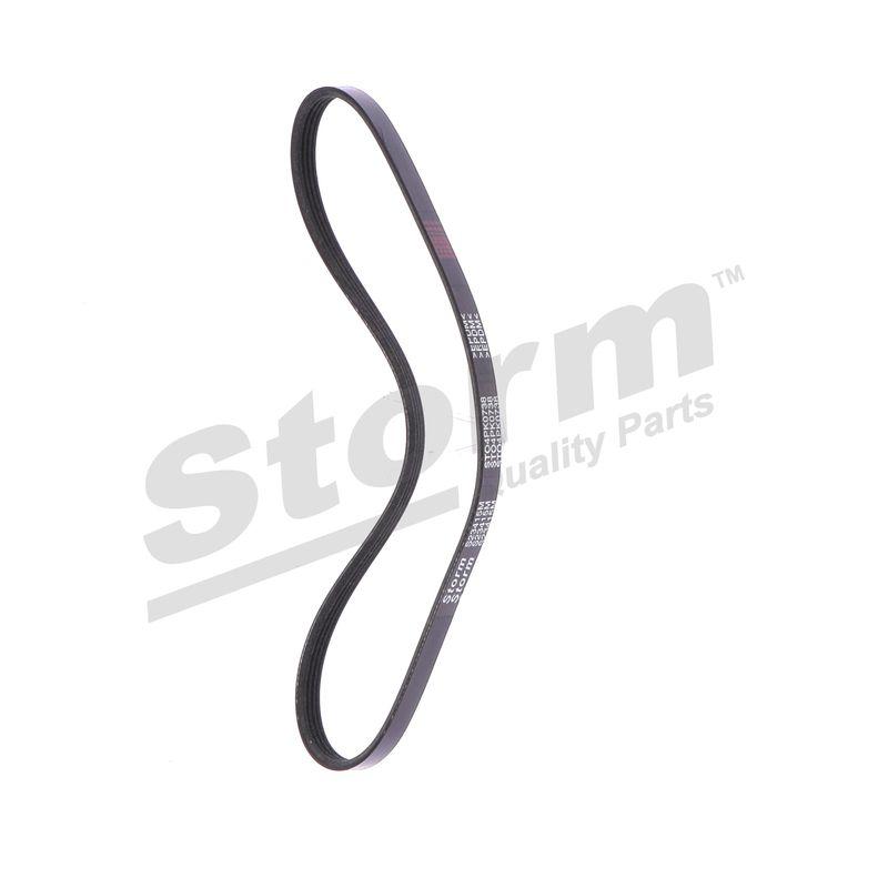 Courroie trapézoïdale à nervures STORM QUALITY PARTS STO4PK0738