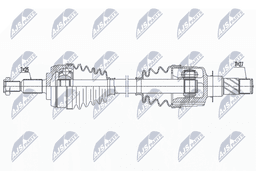 Arbre de transmission NTY NPW-RE-189