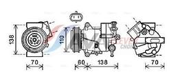Compresseur, climatisation AVA QUALITY COOLING OLAK607