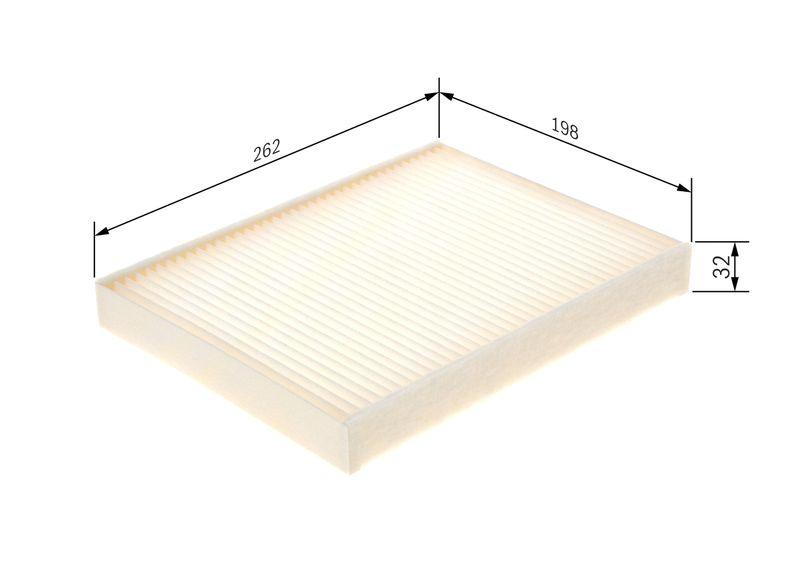 Filtre, air de l'habitacle BOSCH 1 987 435 120