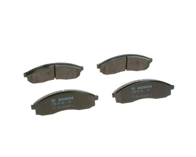 Kit de plaquettes de frein, frein à disque BOSCH 0 986 424 340