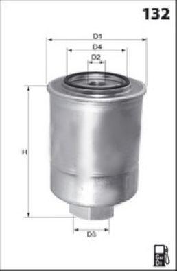 Filtre à carburant MECAFILTER ELG5241