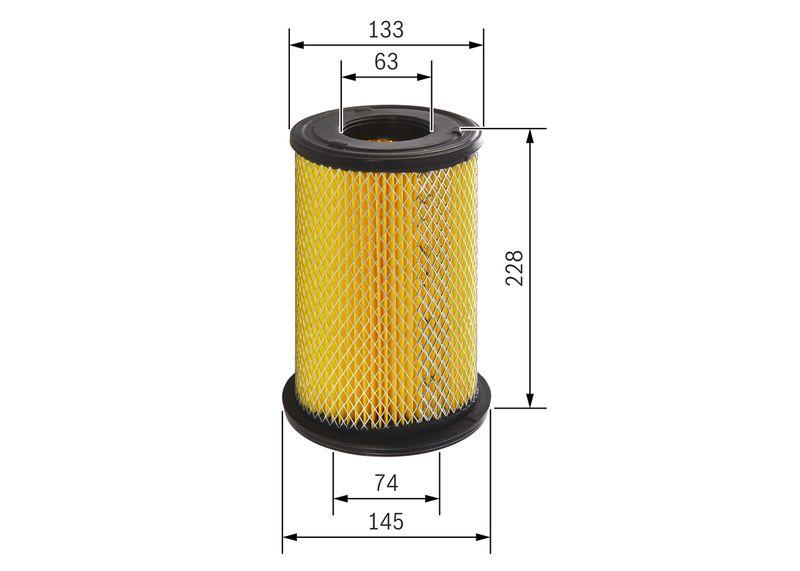 Filtre à air BOSCH F 026 400 199